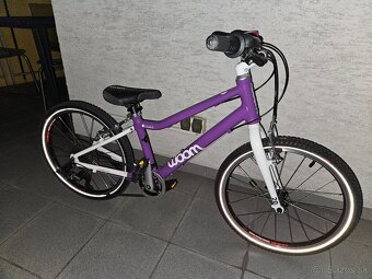 Woom 4 purple, ako nový - 3