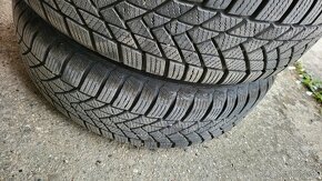 Zimné pneumatiky na plecháčoch - 185/65 R15, disk 5x112 - 3