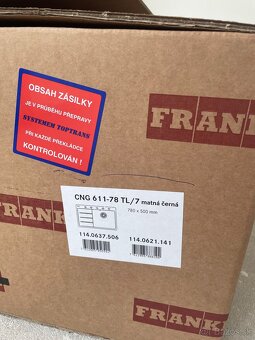Drez Franke Centro CNG 611-78 TL/7 matná čierna - 3