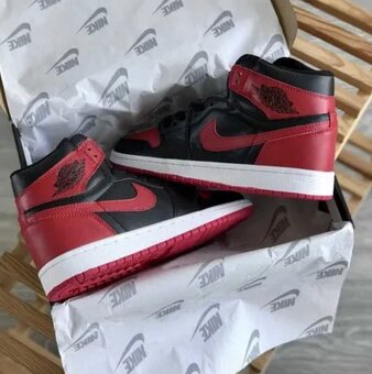 Nike Air Jordan 1 High Red-Black - 3