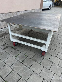 Stôl na zváranie 110x150 platňa 10mm váha 250kg - 3
