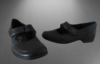 3x nízke dámske poltopánky veľ. 39 - od 14€ - 3