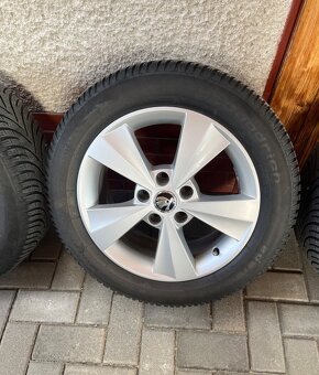 Kolesá 5x112 R16+zimné pneu 205/55 - 3
