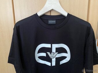 panske tricko Emporio Armani velkost XL cierne /ORIGINAL/ - 3