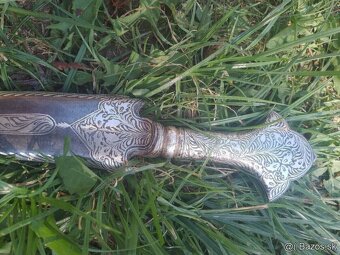 PERZSKA DÝKA DAMSCUS STRIEBRO RUCNA PRÁCA - 3