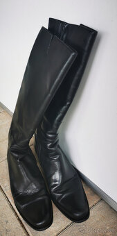 Predám kožené čierne čižmy - 3