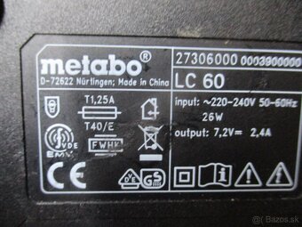 METABO 7,2v - 3