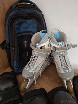 Mega set FILA kolieskove korcule+chranice+ zadarmo ruksak - 3