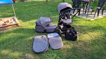 EASYWALKER Set XXL kočík kombinovaný Harvey3 Fossil Grey - 3