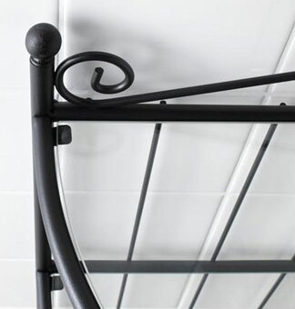 IKEA RÖNNSKÄR rohový stojan čierny - 3