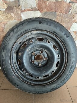 Plechové disky 14” + zimné pneu NEXEN Winguard 185/60 R14 - 3