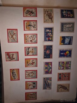 Staré zápalkové krabičky v albume - 3