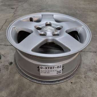 Hliníkové disky 5x110 R15 6,5J ET38 - 3