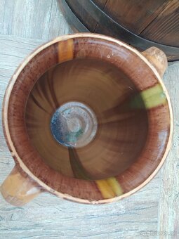 Vysoký džbán Lučenec emailove vnútro - 3