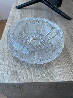 Krištálový brúsený popolník - 3