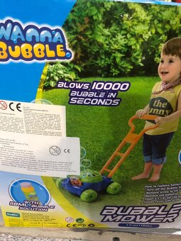 Kosačka s bublifukom na baterky - 3