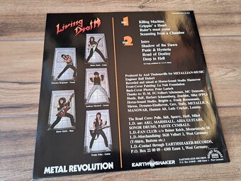 Lp LIVING DEATH  -  Metal Revolution - 3