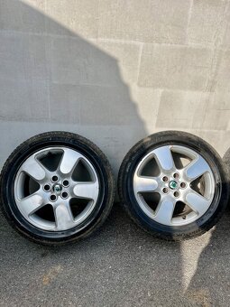 Originál skoda disky Proteus 5x112 225/50 r17 - 3