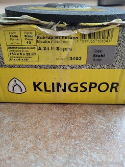Brúsny kotúč Tyrolit, Klingspor - 3