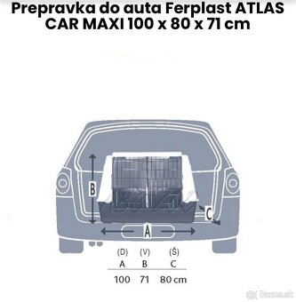 Prepravka do auta Ferplast Atlas Car maxi - 3