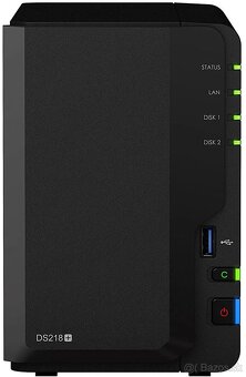 Predám NAS Synology DS218+, 10GB RAM, + 2xHDD WD RED 4TB - 3
