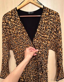 Šaty s leopardím vzorom zn. Zara - 3