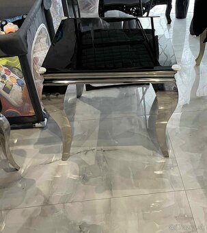 Glamour stol, 4 stolicky a konferencny stolik - 3