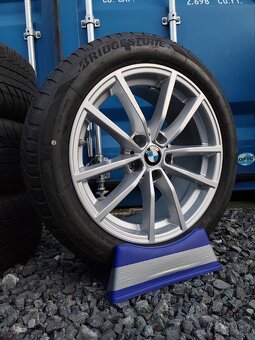 Orig. BMW 5x112R17 + zimné pneu 225/50 r17 - 3