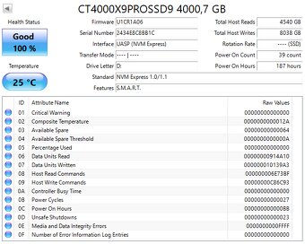 Externý SSD Crucial X9 Pro 4TB - 3