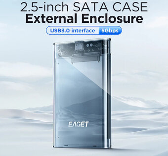 Externý Box pre 2,5" HDD/SSD SATA - 3