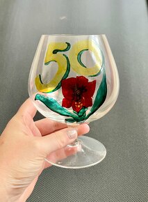 Sklenené poháre na 50. výročie - 3