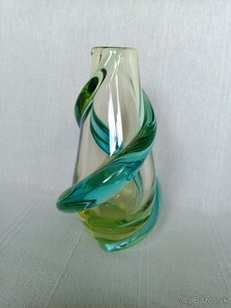 Váza hutné sklo František Zemek - 3