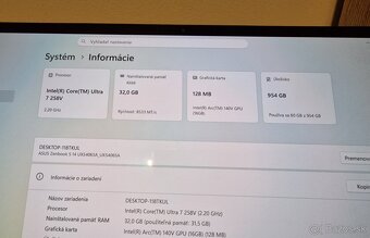 Asus zenbook s14 oled ultra 7 - 3