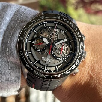 Graham, model Silverstone RS Skeleton, originál hodinky  - 3