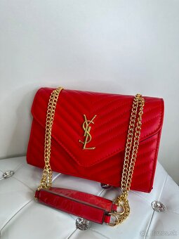 yves saint laurent kabelka červená - 3