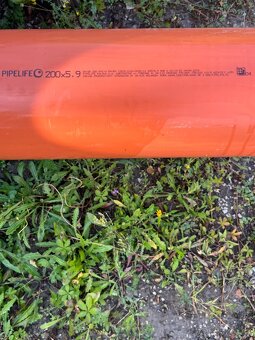 PVC nová kanálová rúra- hladká DN 315 , DN 200 - 3