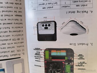 Strešná klimatizacia 12 V 24 V s kúrením - 3