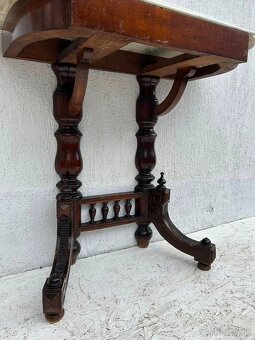 Altdeutschový konzolový stolík - 3