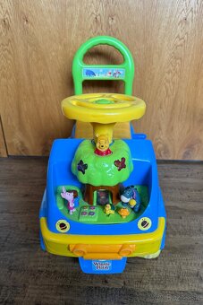 Odrážadlo, hojdačka autíčko 4v1 macko Pu - 3