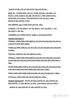 KONŠTRUKČNÉ A PASÍVNE SÚČIASTKY - 3