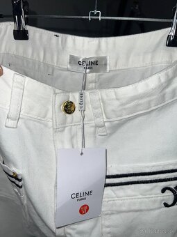 Nohavice high-weist, wide leg - 3