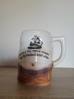 Predám retro keramické pivné krígle - 3