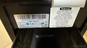 Skartovačka Fellowes DS-500C - 3