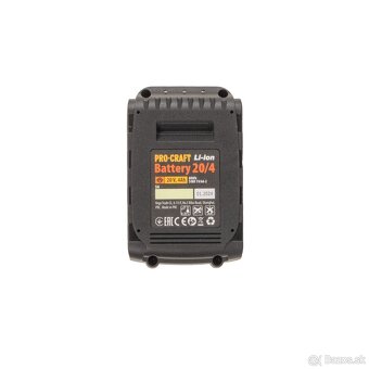 Akumulátor 20V Li-ion, 4000mAh Procraft 20/4 - 3