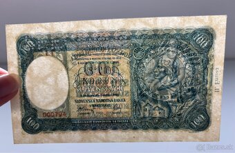 ‼️100 korún slovenských 1940 L1‼️ - 3