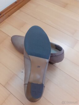 Kožené dámske poltopánky (veľ. 39) - 3