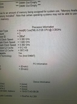 Predám matičnú dosku s procesorom i3 do pc DELL 790 SFF. - 3