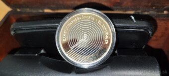 slovinské proof mince 2€ a 3€ nominál - 3