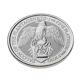 Investičná minca - platina 1 Oz, 2020 Falcon of the Plantage - 3