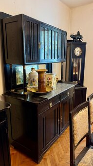 Predám čierny elegantný jedálenský set - 3